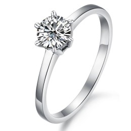 Anel Feminino De Titânio Completo Com Strass