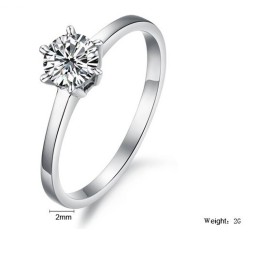 Anel Feminino De Titânio Completo Com Strass