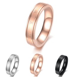Anel Feminino De Titânio Em Formato De Rosa, Vendendo Bem Em Todo O Mundo