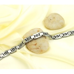 Pulseira De Titânio Magnética Masculina Fácil De Usar Para A Saúde