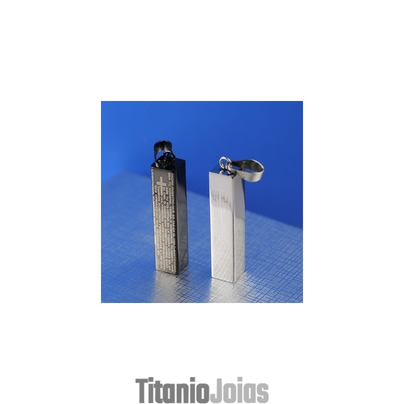 Colar Com Pingente De Casal Em Titânio Cuboide Da Moda Colar Com Pingente De Casal Em Titânio Cuboide Da Moda