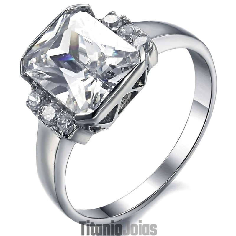 Anel Feminino De Titânio Com Strass, Famoso Por Sua Alta Qualidade Anel Feminino De Titânio Com Strass, Famoso Por Sua Alta Qualidade