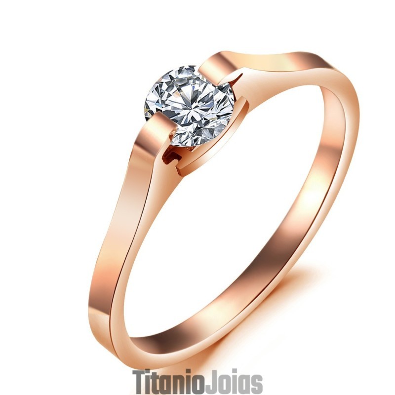 Anel De Titânio Feminino De Qualidade Estável Anel De Titânio Feminino De Qualidade Estável