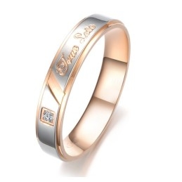 Anel De Titânio Com Desempenho Confiável E Carinhoso Para Amantes