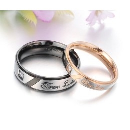 Anel De Titânio Com Desempenho Confiável E Carinhoso Para Amantes