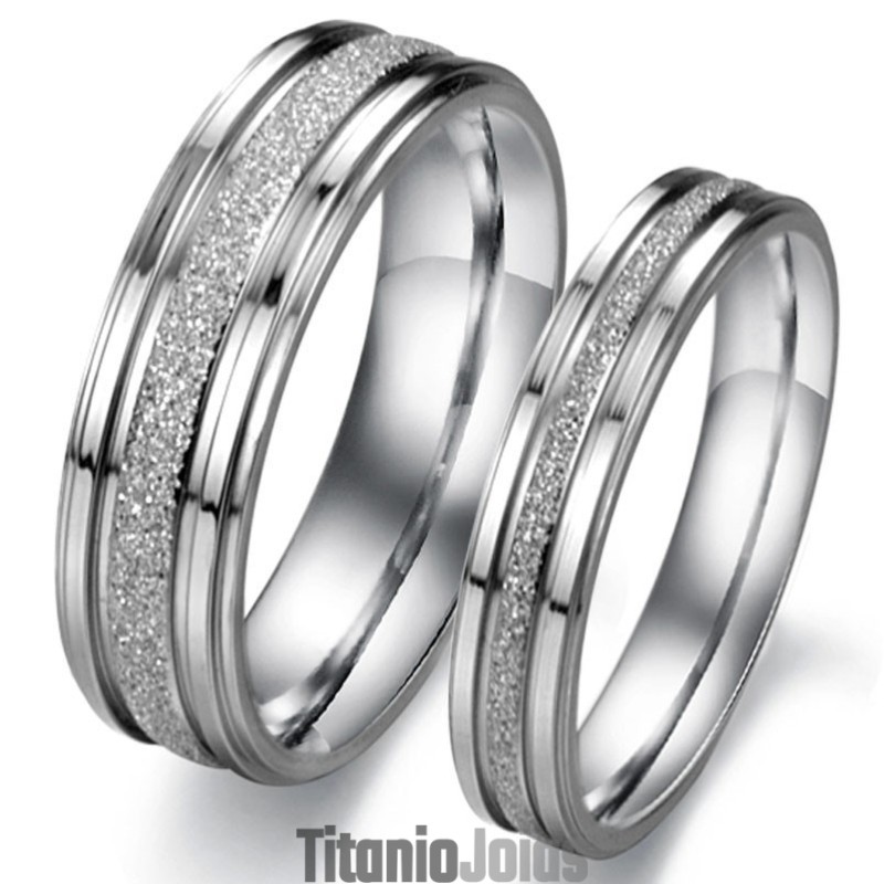 Anel De Titânio Com Pérolas E Areia Para Amantes Anel De Titânio Com Pérolas E Areia Para Amantes