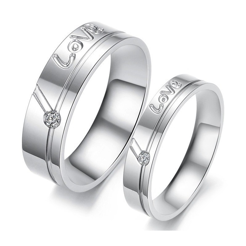 Anel De Titânio Com Camadas De Renome Mundial Para Amantes Com Strass Anel De Titânio Com Camadas De Renome Mundial Para Amantes Com Strass