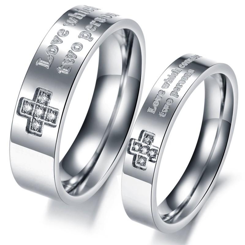 Anel De Titânio Com Strass Para Amantes, Vendendo Bem Em Todo O Mundo Anel De Titânio Com Strass Para Amantes, Vendendo Bem Em Todo O Mundo