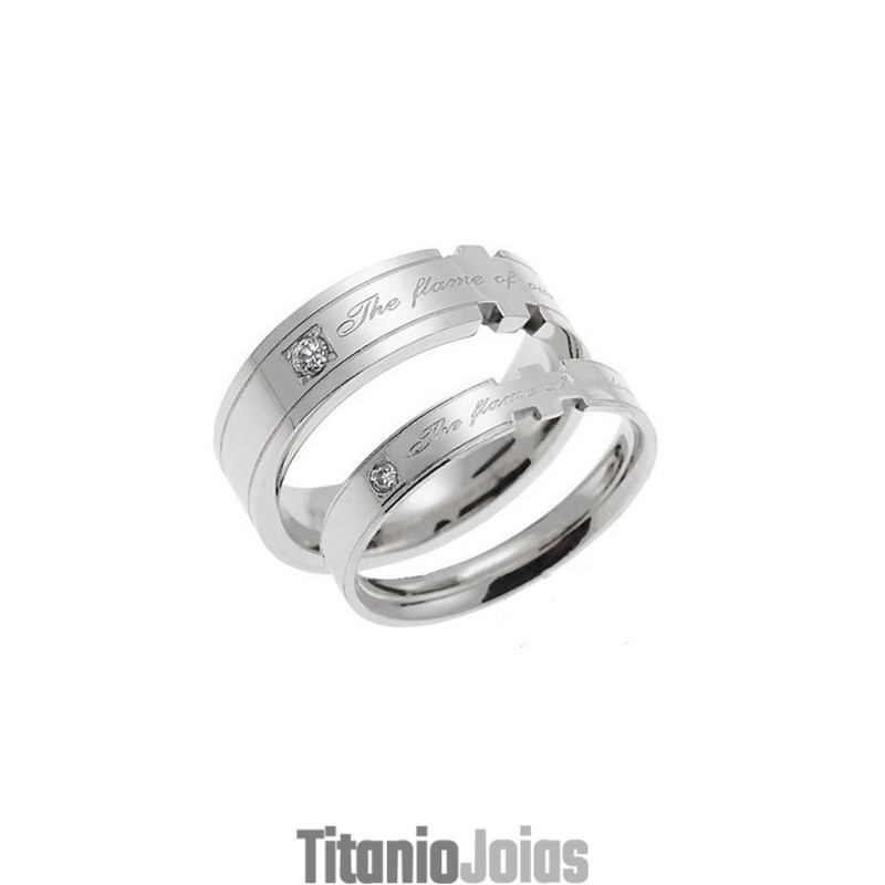 Anel De Titânio De Qualidade Estável Para Amantes Anel De Titânio De Qualidade Estável Para Amantes