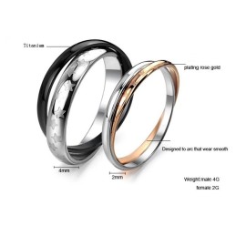 Anel De Titânio Com Personalidade E Grande Variedade Para Amantes
