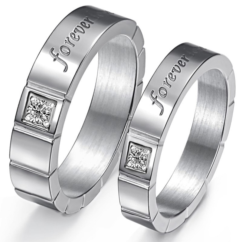 Anel De Titânio Com Qualidade E Quantidade Garantidas Para Amantes Com Diamante Anel De Titânio Com Qualidade E Quantidade Garantidas Para Amantes Com Diamante