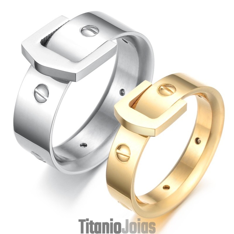 Anel De Titânio Com Parafuso De Desempenho Confiável Para Amantes Anel De Titânio Com Parafuso De Desempenho Confiável Para Amantes