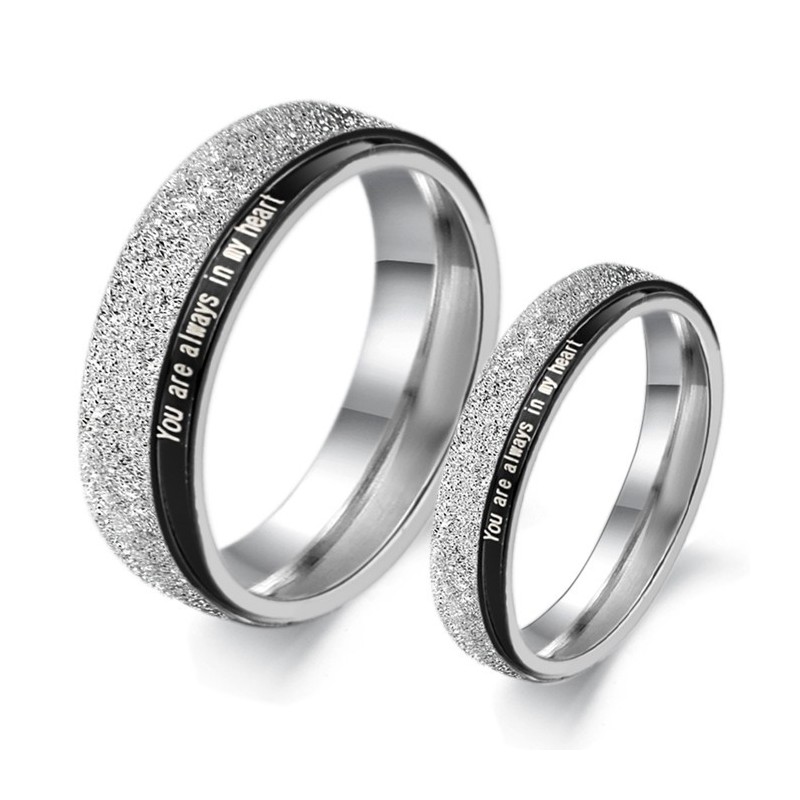 Anel De Titânio Preto Com Desempenho Confiável Para Amantes Anel De Titânio Preto Com Desempenho Confiável Para Amantes