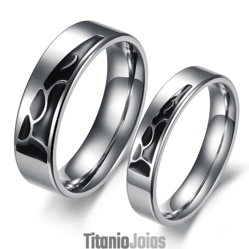 Anel De Titânio De Qualidade Estável Para Amantes Anel De Titânio De Qualidade Estável Para Amantes