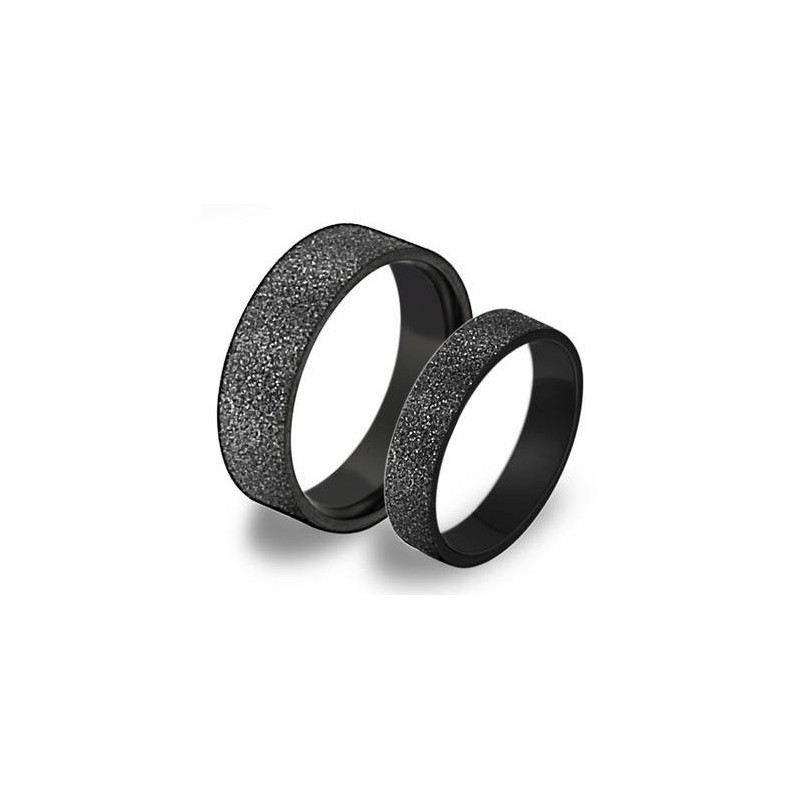 Anel De Titânio Preto De Qualidade Superior Para Amantes Anel De Titânio Preto De Qualidade Superior Para Amantes