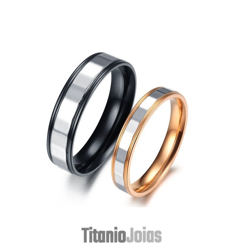 Anel De Titânio Com Amor Infinito E Reputação Confiável Para Amantes