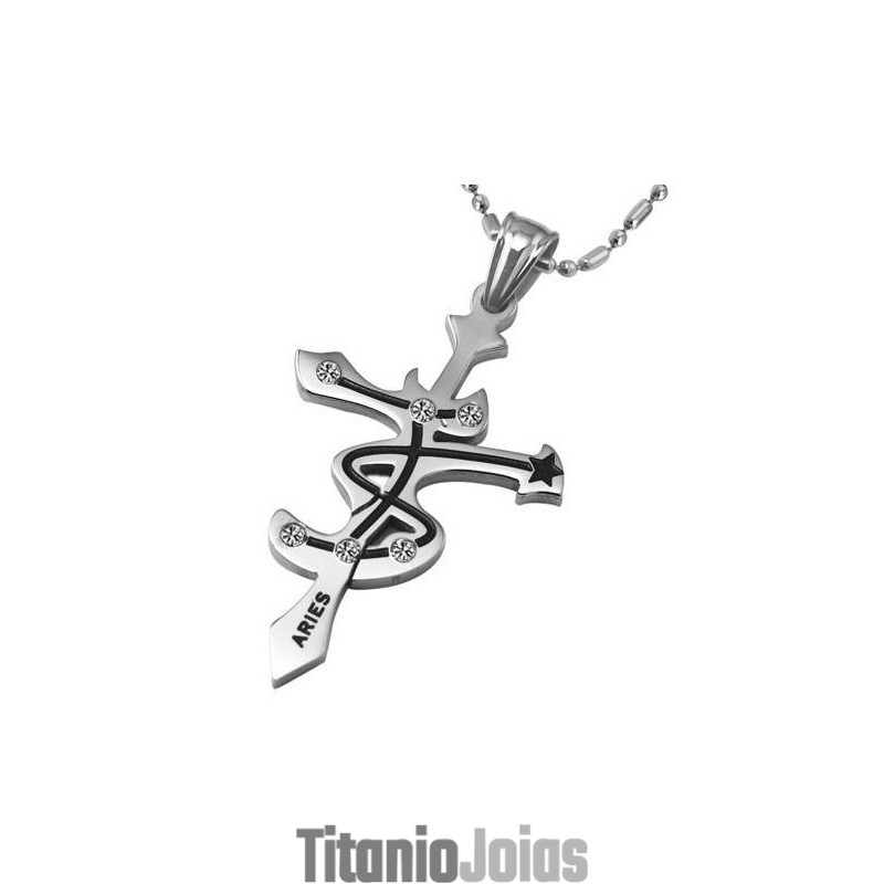 Colar De Titânio De Áries De Alta Qualidade
