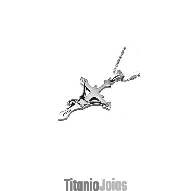 Colar De Titânio Com Pingente De Câncer De Qualidade Confiável Colar De Titânio Com Pingente De Câncer De Qualidade Confiável