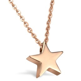 Colar De Titânio Estrela De Excelente Qualidade
