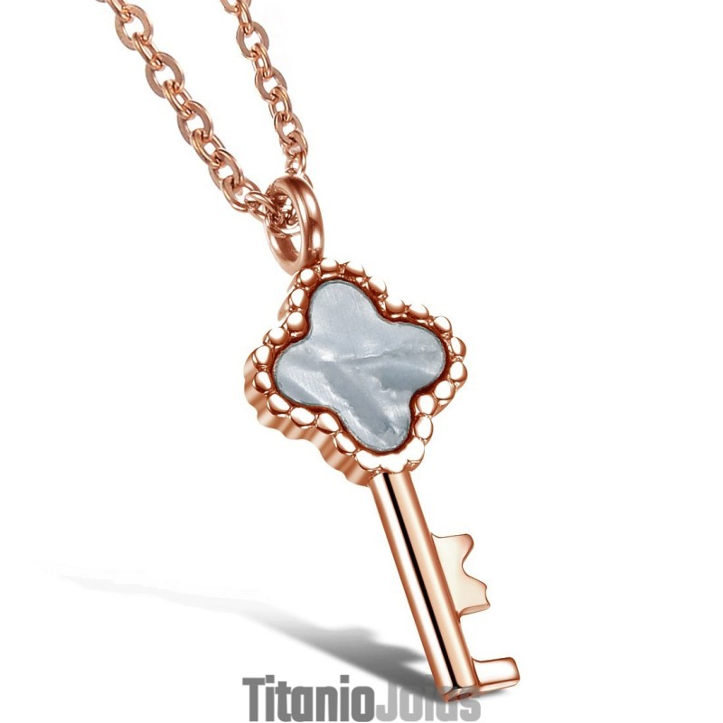Colar De Titânio Com Chave Feminina Completo Em Especificações Colar De Titânio Com Chave Feminina Completo Em Especificações