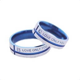 Anel Love Only You Titanium Couples Right
