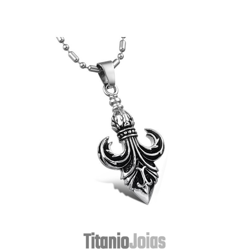 Colar Masculino Clássico De Titânio Fácil De Usar Colar Masculino Clássico De Titânio Fácil De Usar