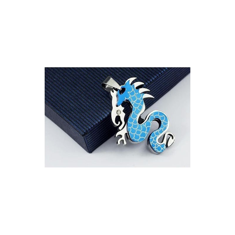 Pingentes E Colar Masculinos De Titânio Puro Da Moda Com Dragão Pingentes E Colar Masculinos De Titânio Puro Da Moda Com Dragão