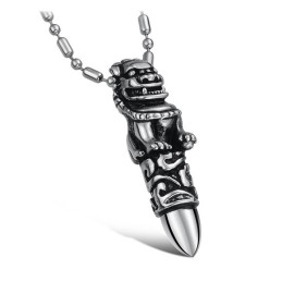 Colar Masculino Kirin Titanium King Of Quantity