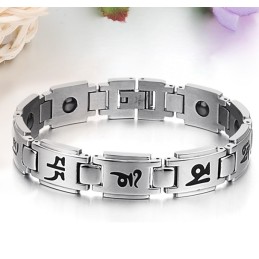 Pulseira De Titânio Durável Para Amantes
