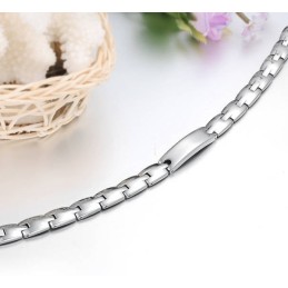 Pulseira De Titânio Com Grande Variedade De Saúde Para Amantes