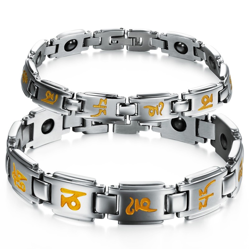 Pulseira De Titânio De Excelente Qualidade Para Amantes Pulseira De Titânio De Excelente Qualidade Para Amantes