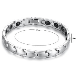 Pulseira De Titânio Antifadiga De Excelente Qualidade Para Amantes