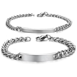 Pulseira De Titânio Fácil De Usar Para Amantes