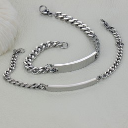 Pulseira De Titânio Fácil De Usar Para Amantes
