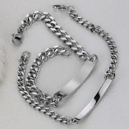 Pulseira De Titânio Fácil De Usar Para Amantes