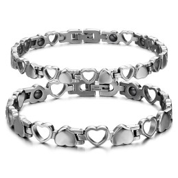 Pulseira De Titânio Com Pingente Vazado The King Of Quantity Para Amantes