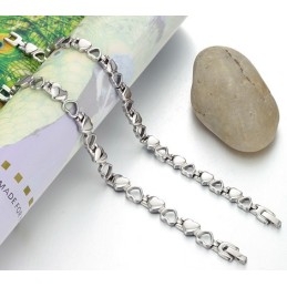 Pulseira De Titânio Com Pingente Vazado The King Of Quantity Para Amantes