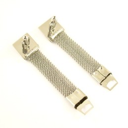 Abotoaduras De Titânio Com Design Especial E Diamante