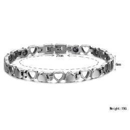 Pulseira De Titânio Com Pingente Vazado The King Of Quantity Para Amantes