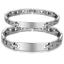 Pulseira De Titânio Antifadiga De Qualidade Estável Para Amantes