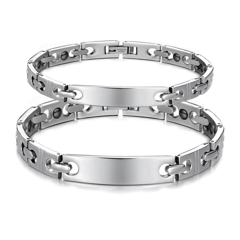 Pulseira De Titânio Antifadiga De Qualidade Estável Para Amantes Pulseira De Titânio Antifadiga De Qualidade Estável Para Amantes