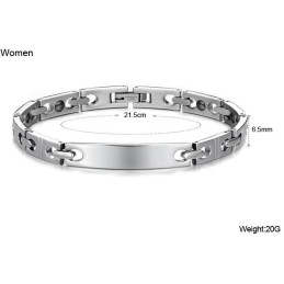 Pulseira De Titânio Antifadiga De Qualidade Estável Para Amantes