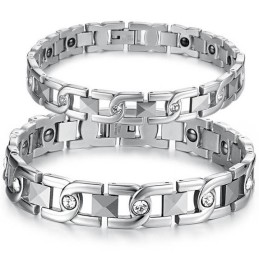 Pulseira De Titânio Antifadiga Com Grande Variedade Para Amantes