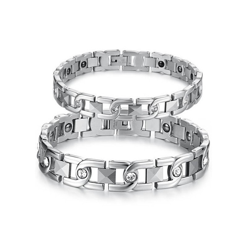 Pulseira De Titânio Antifadiga Com Grande Variedade Para Amantes Pulseira De Titânio Antifadiga Com Grande Variedade Para Amantes