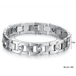 Pulseira De Titânio Antifadiga Com Grande Variedade Para Amantes