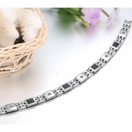 Pulseira De Titânio De Qualidade Estável E Saudável Para Amantes