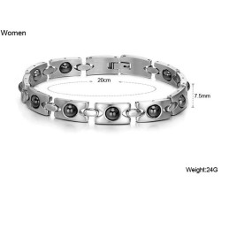 Pulseira De Titânio Antifadiga Com Desempenho Confiável Para Amantes