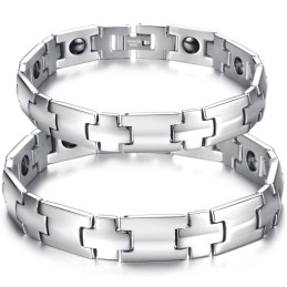 Pulseira De Titânio Fácil De Usar Para A Saúde Dos Amantes