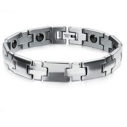 Pulseira De Titânio Fácil De Usar Para A Saúde Dos Amantes
