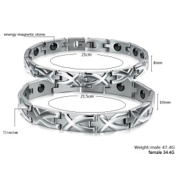 Pulseira De Titânio Antifadiga De Qualidade Confiável Para Amantes